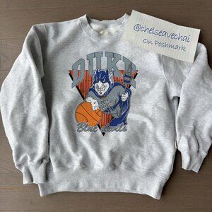 Vintage 90s Duke Blue Devils Basketball Sweatshirt, Retro Duke University Shirt